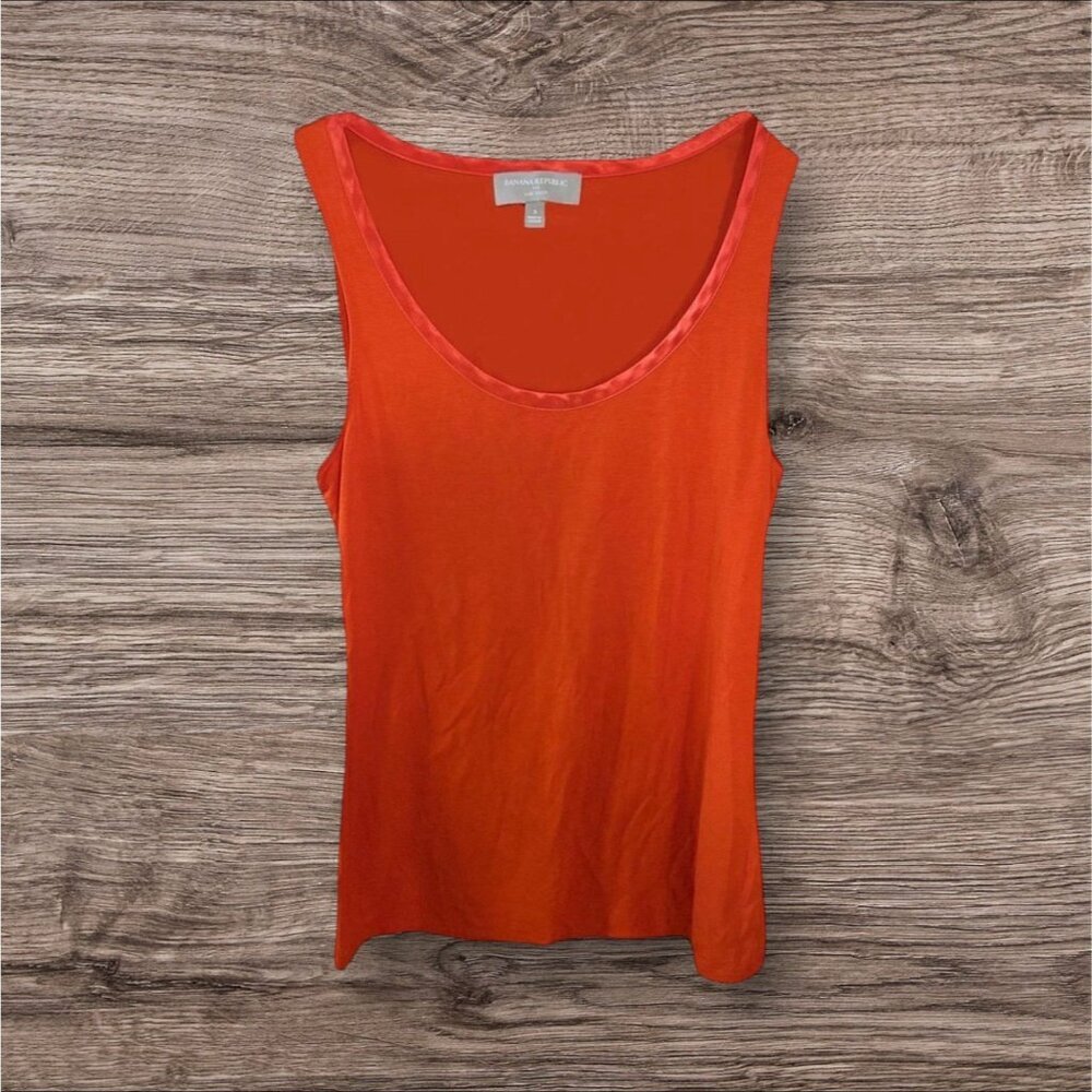 Banana Republic Orange Tank Sz S
